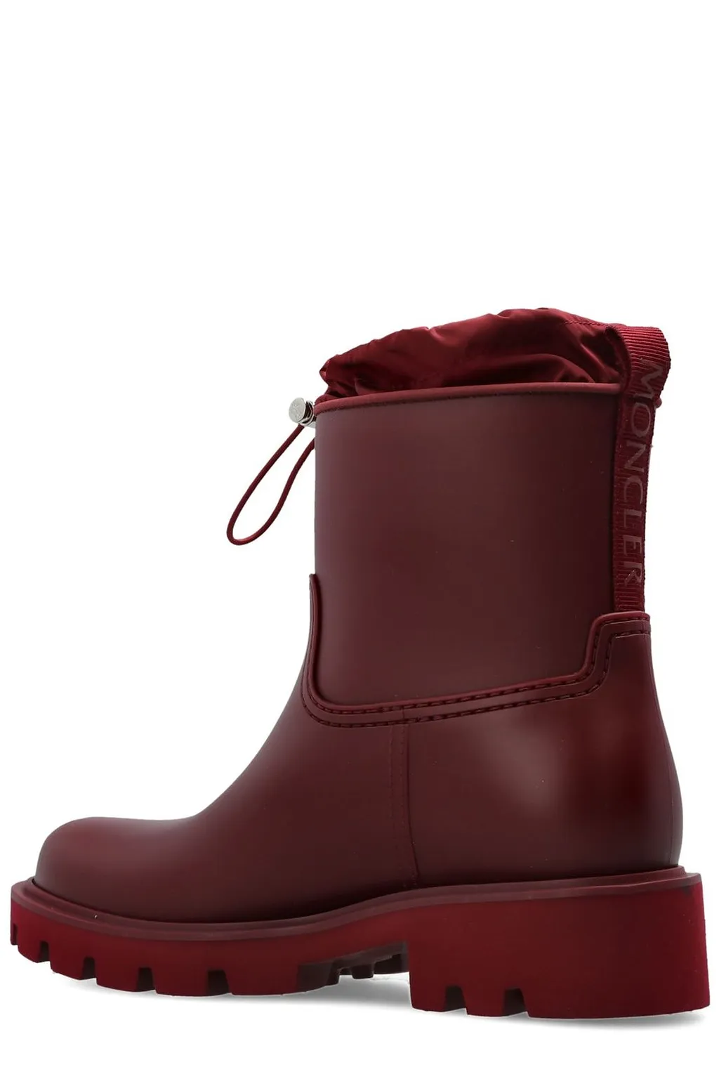 Moncler Kickstream Logo Patch Rain Boots