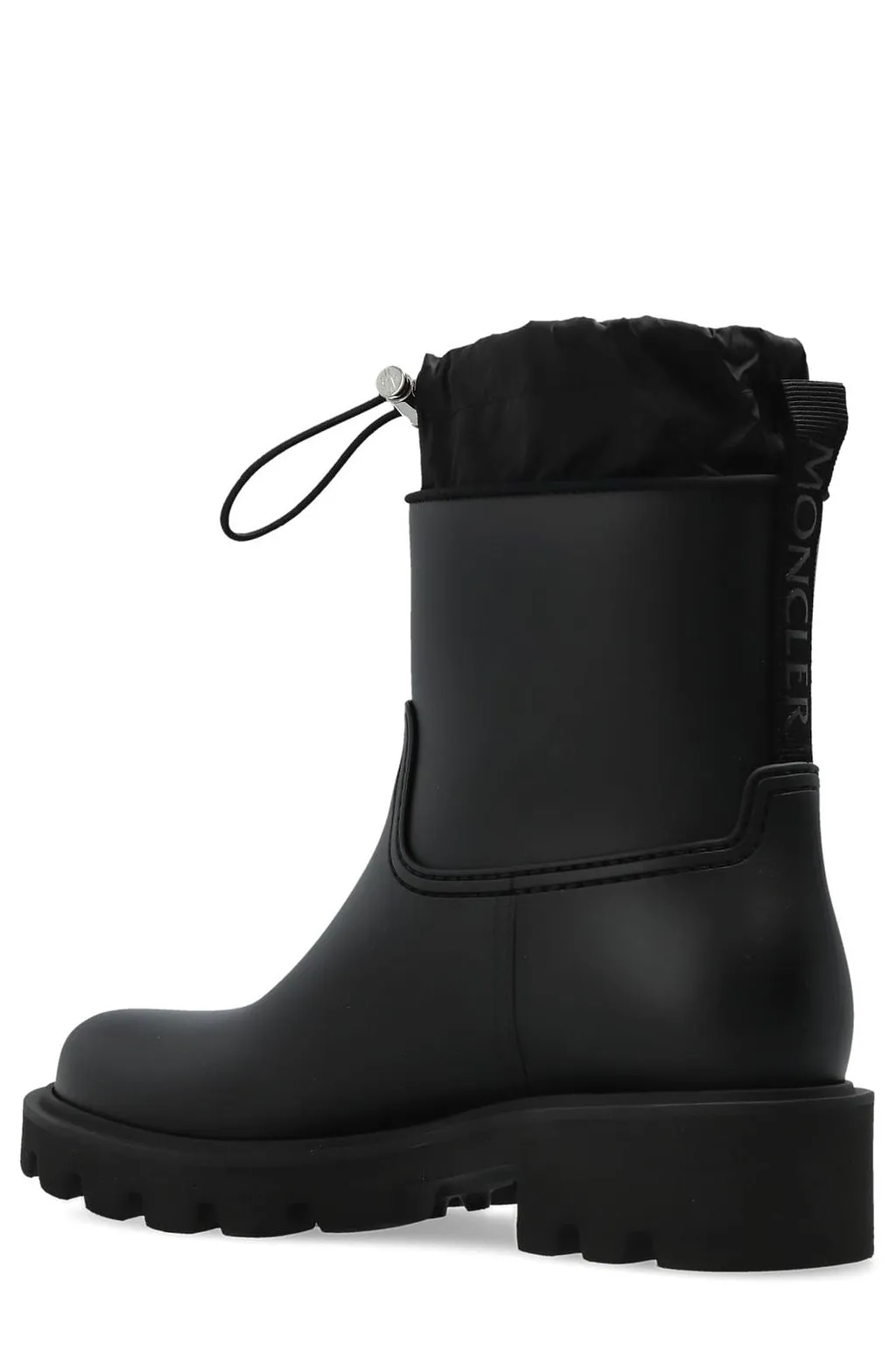 Moncler Kickstream Logo Patch Rain Boots