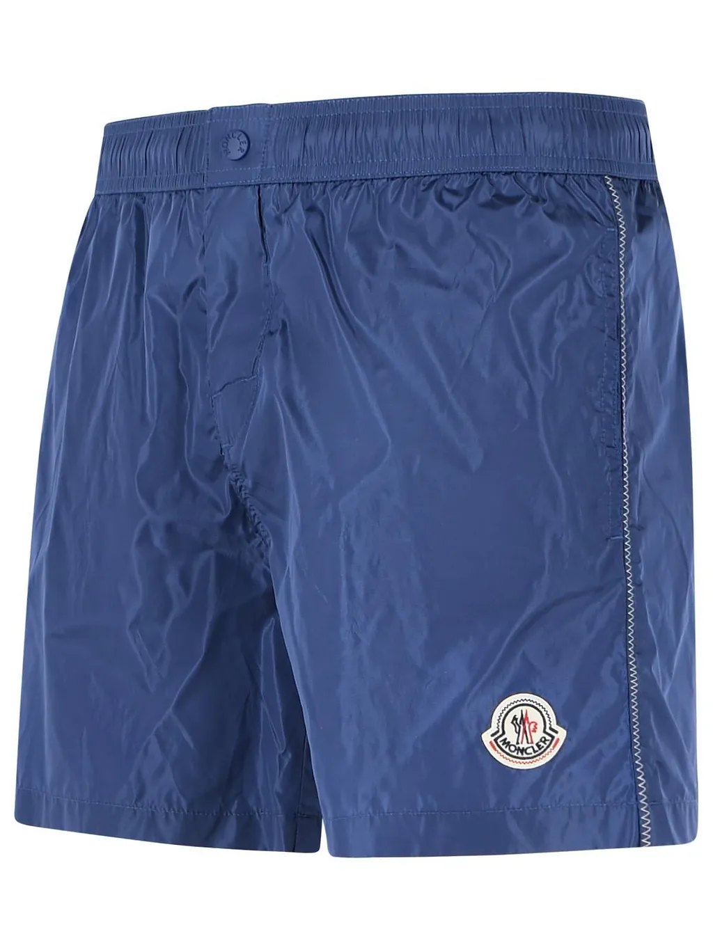 Moncler Logo Patch Swim Shorts