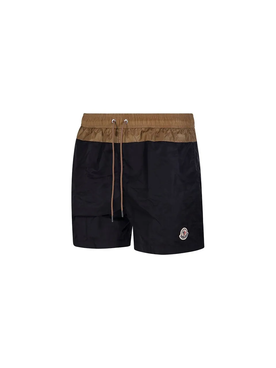 Moncler Logo Patch Swim Shorts