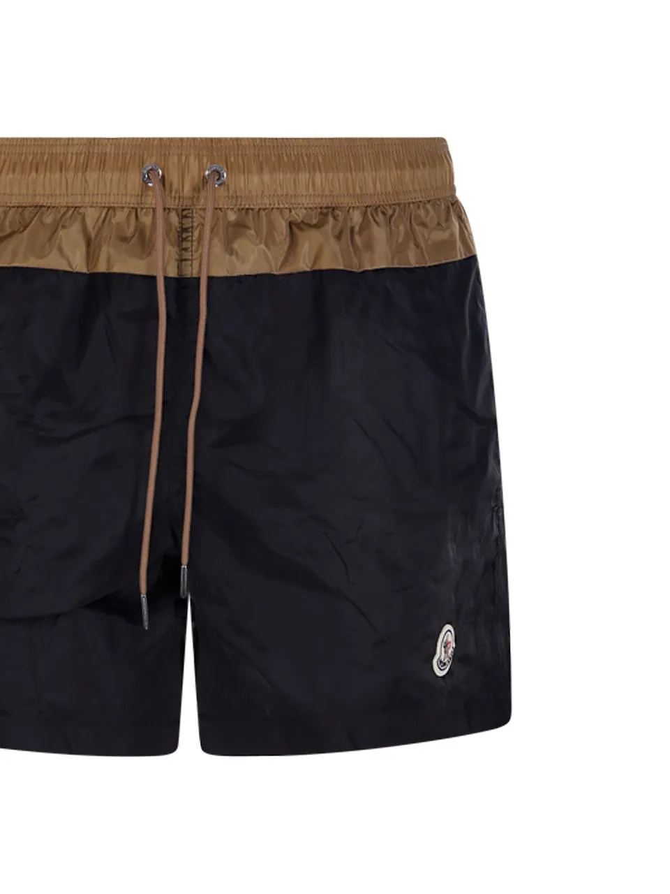 Moncler Logo Patch Swim Shorts