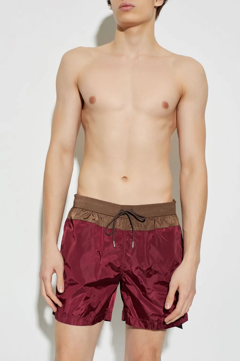 Moncler Logo Patch Swim Shorts