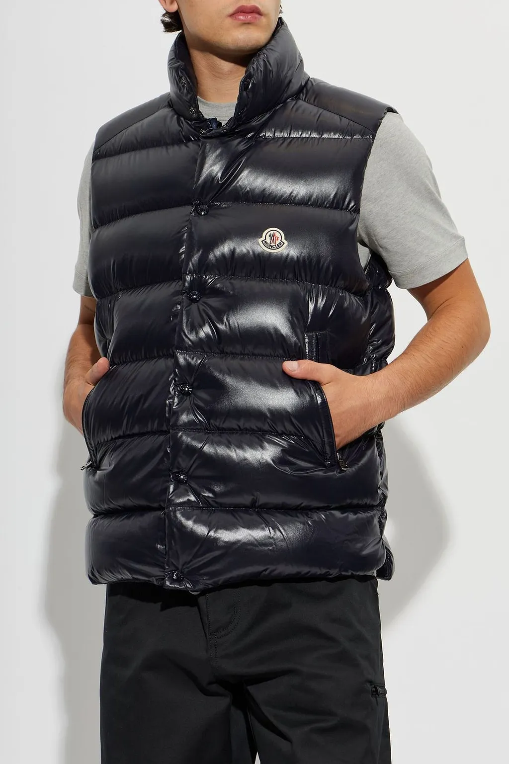 Moncler Tibb Quilted Down Vest