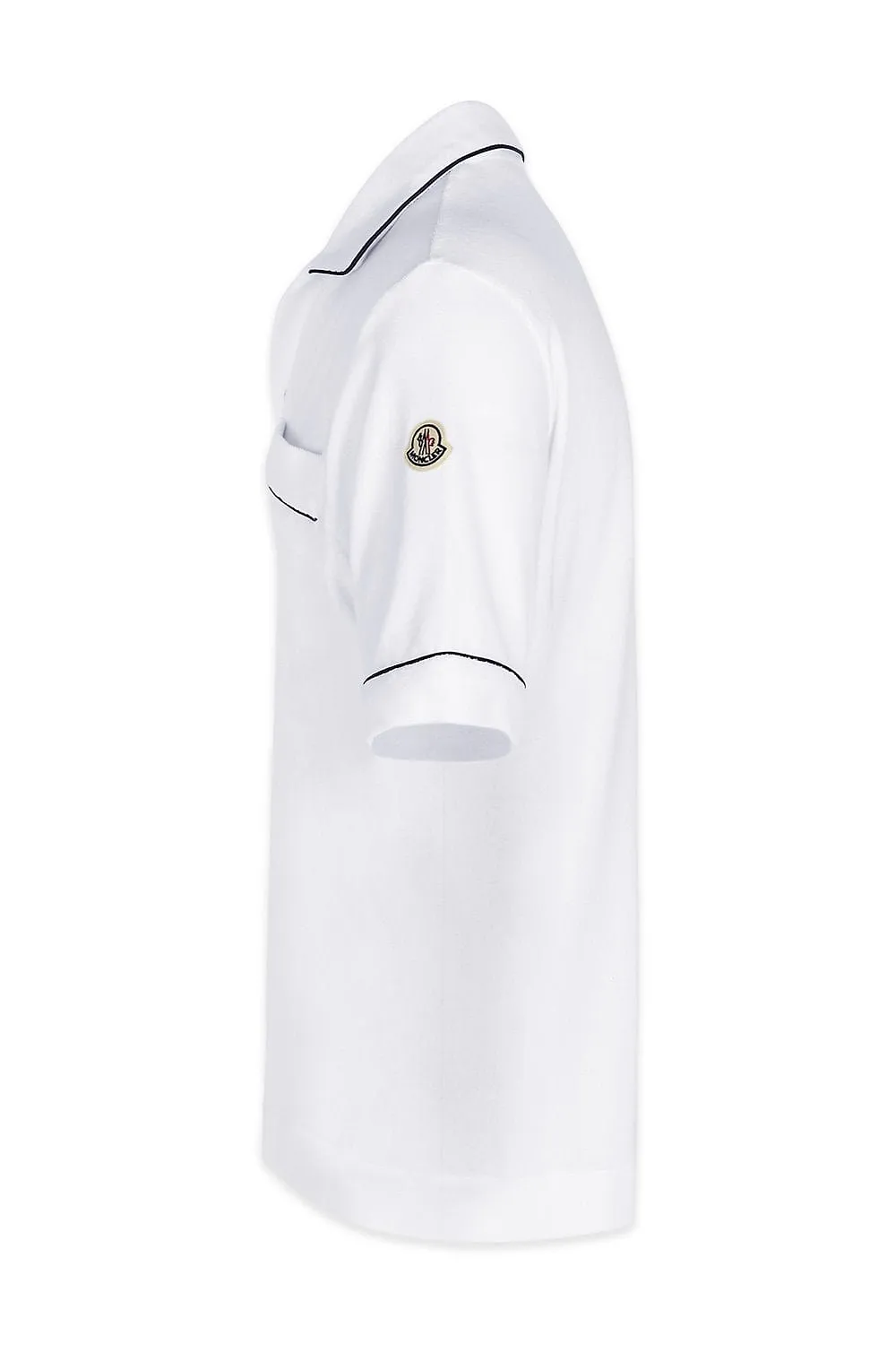 Moncler Piped-Trim Short Sleeved Polo Shirt