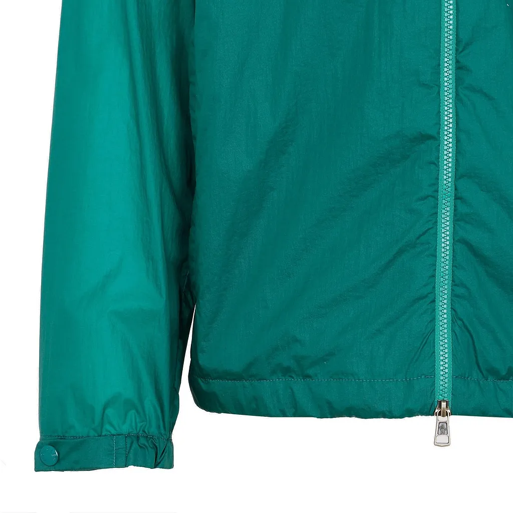 Moncler Logo Patch Zip-Up Jacket