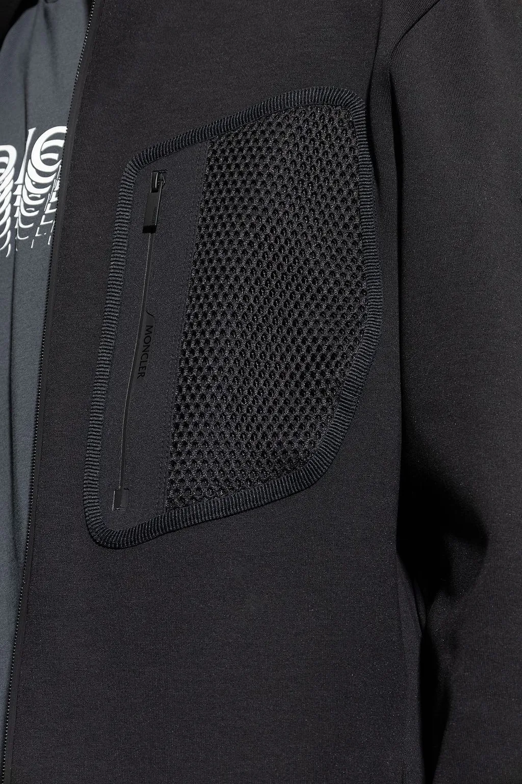 Moncler Logo Detailed Zip-Up Sweatshirt