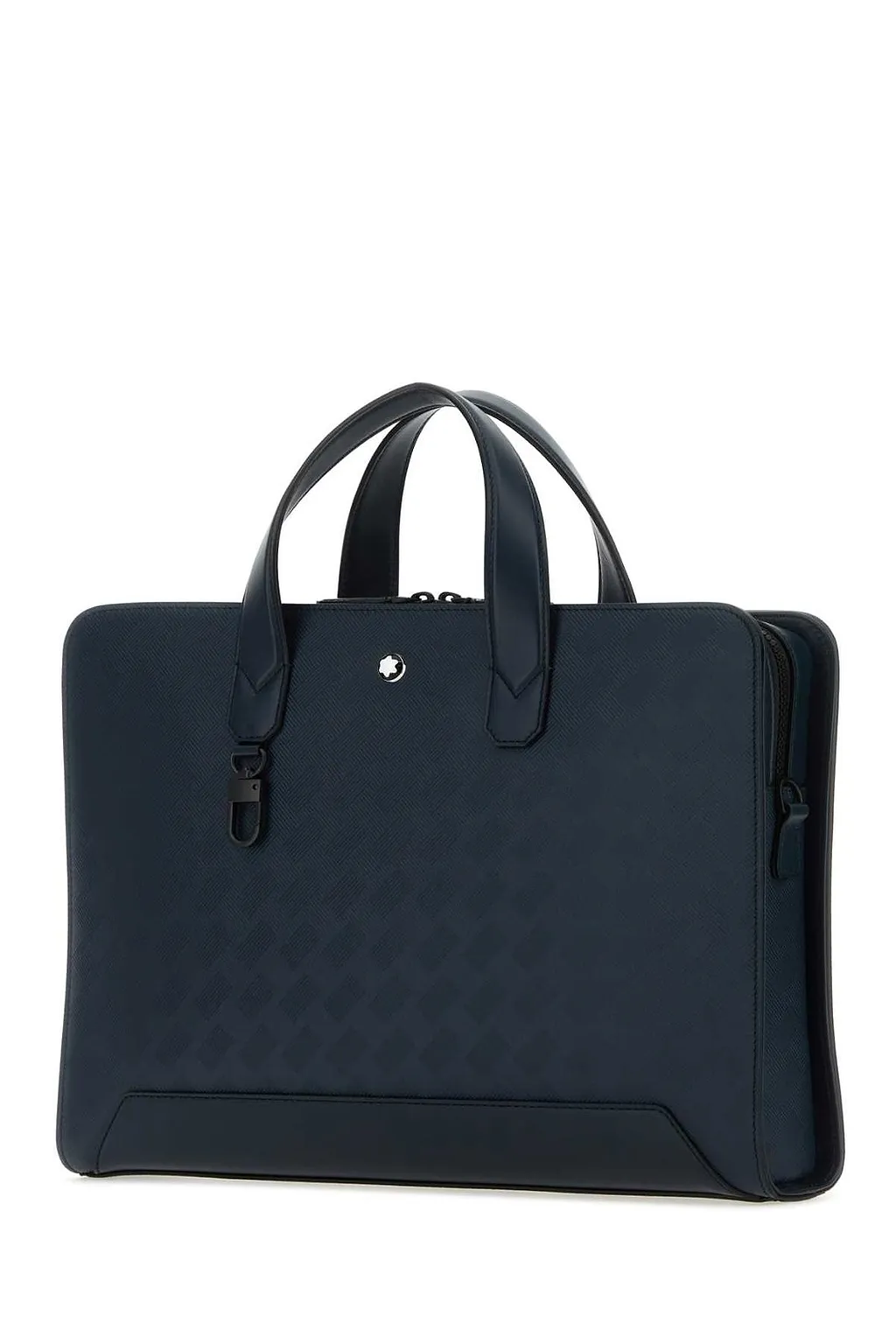 Montblanc Embossed Top Handle Laptop Bag