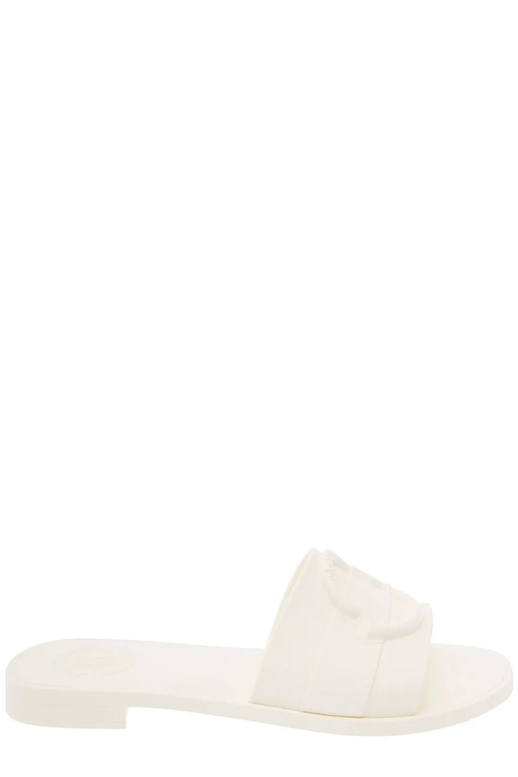 Moncler Logo Embossed Slip-On Sandals