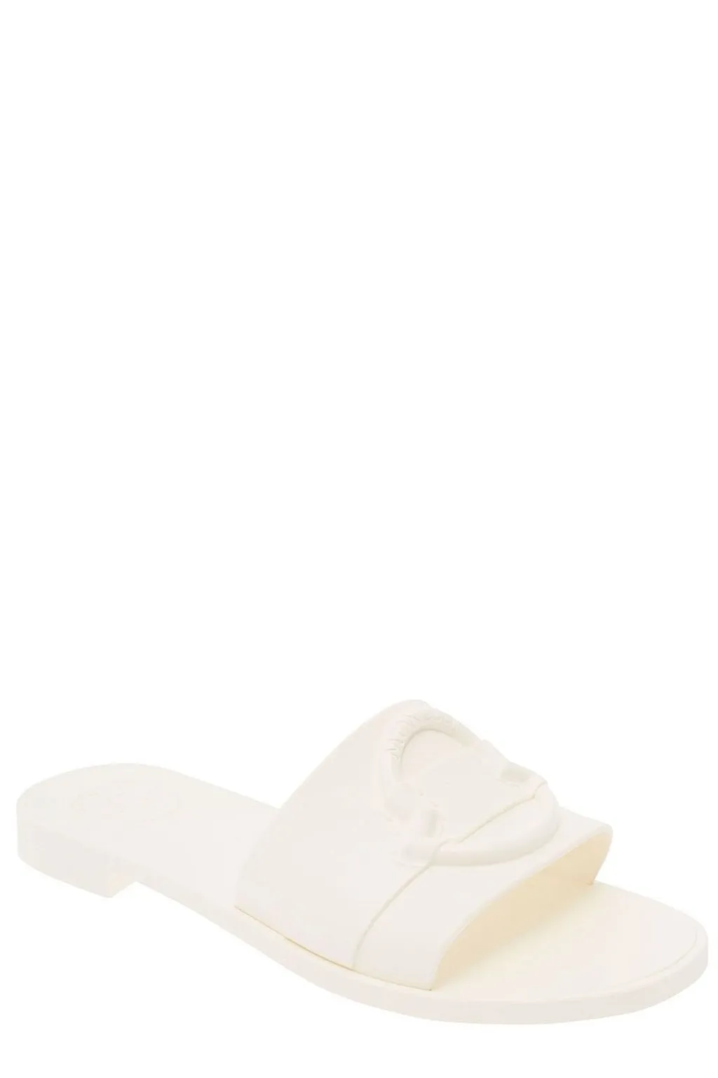 Moncler Logo Embossed Slip-On Sandals