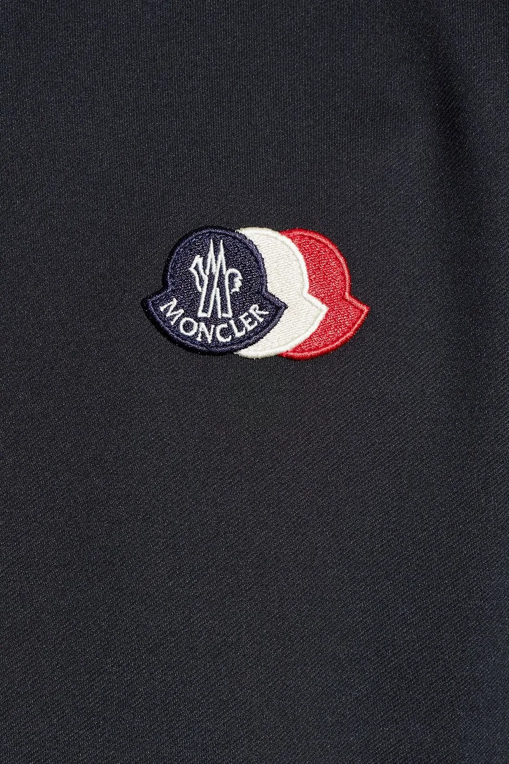 Moncler Tricolour Logo Zip-Up Sweatshirt