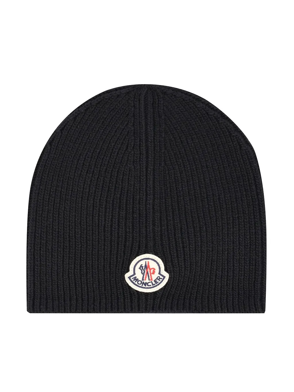 Moncler Logo Ribbed Beanie Hat