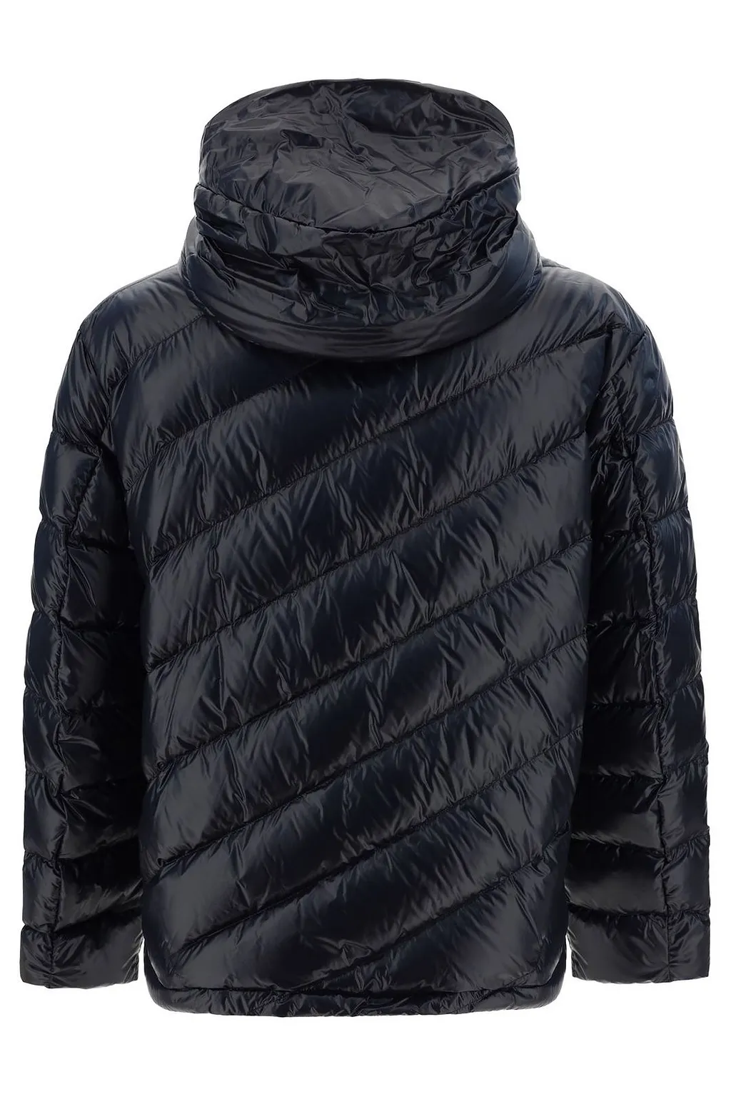 Moncler Logo Printed Zip-Up Jacket