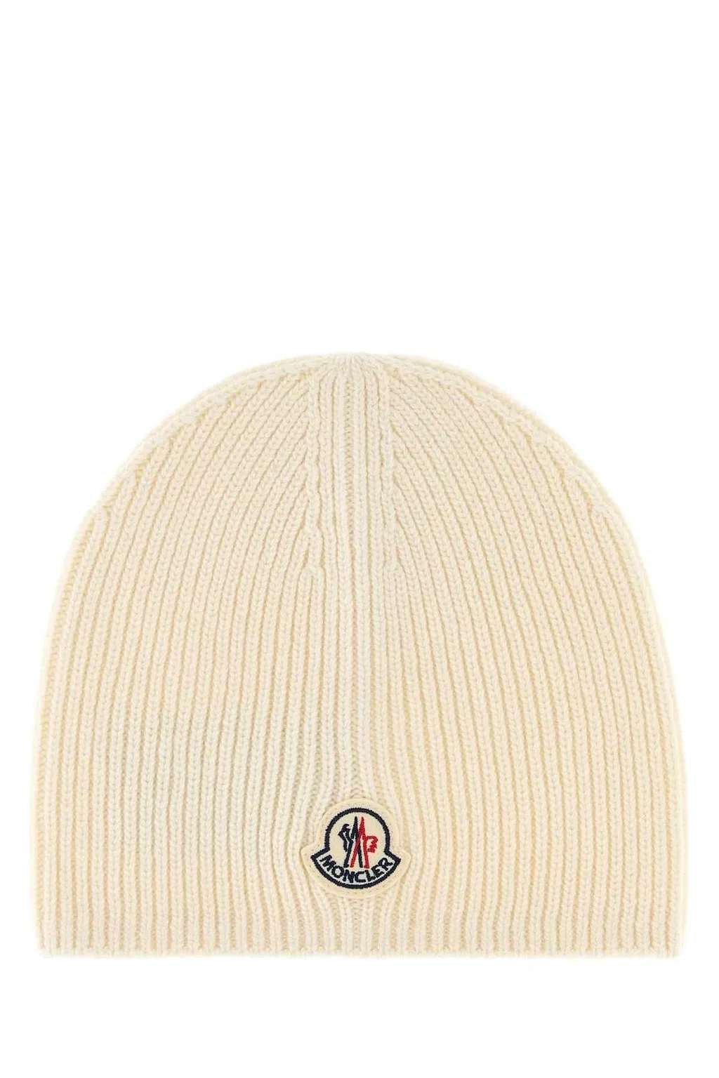 Moncler Logo Ribbed Beanie Hat
