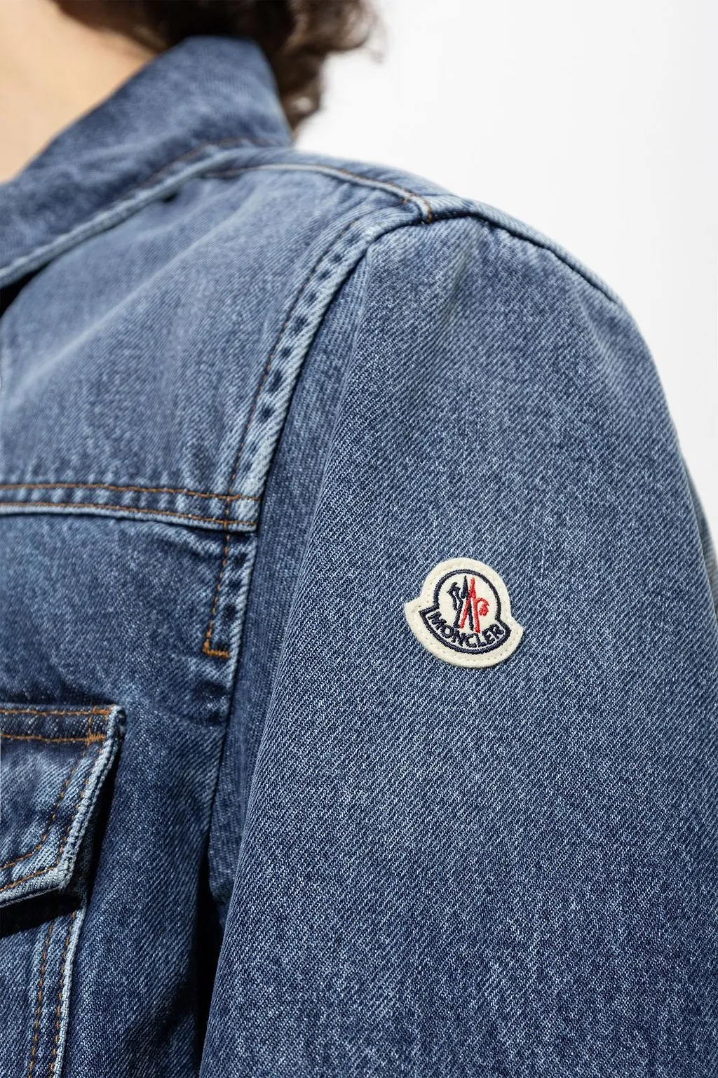 Moncler Western Denim Shirt