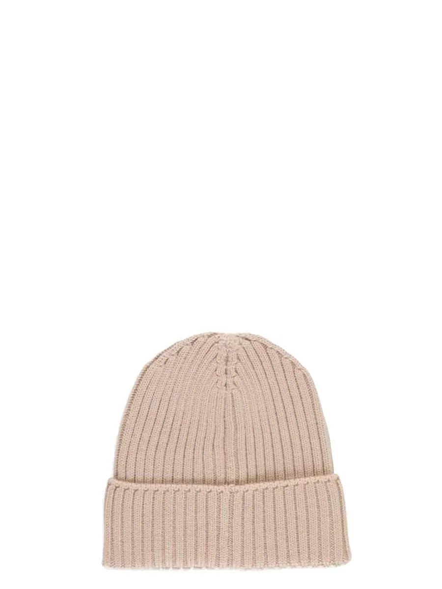Moncler Logo Wool Beanie Hat