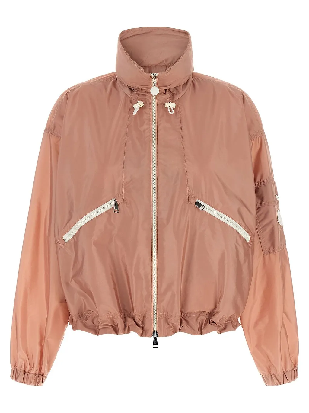 Moncler Logo Patch Zip-Up Jacket