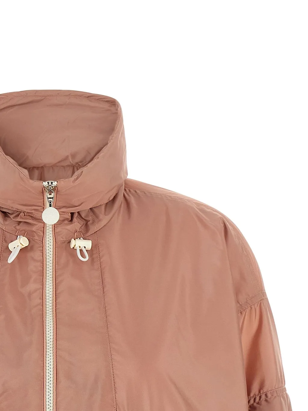 Moncler Logo Patch Zip-Up Jacket