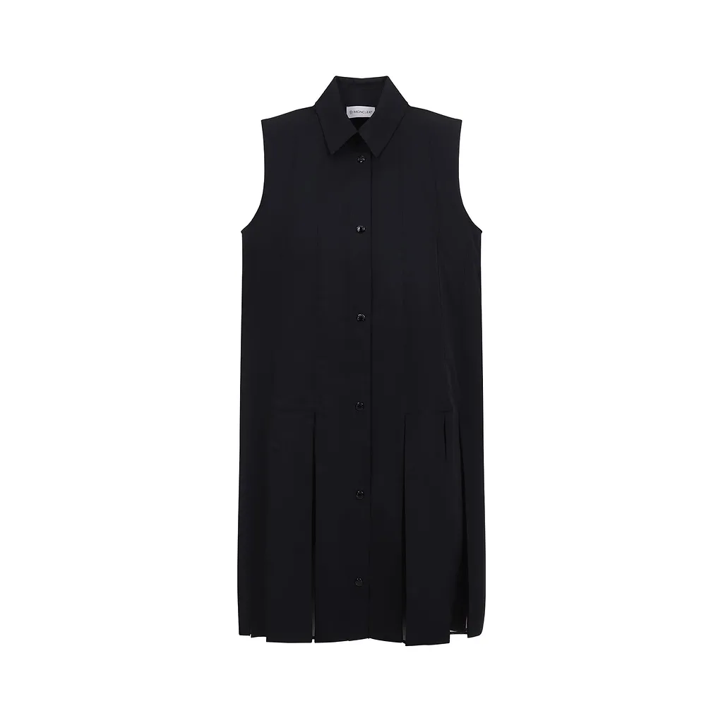 Moncler Sleeveless Mini Shirt Dress