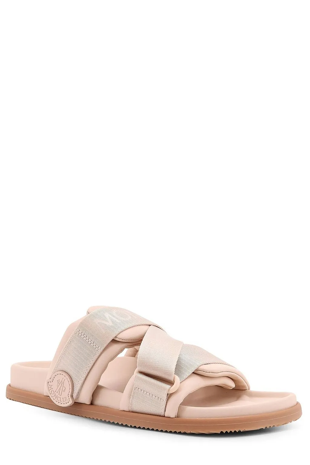 Moncler Mon Summer Logo Patch Slides
