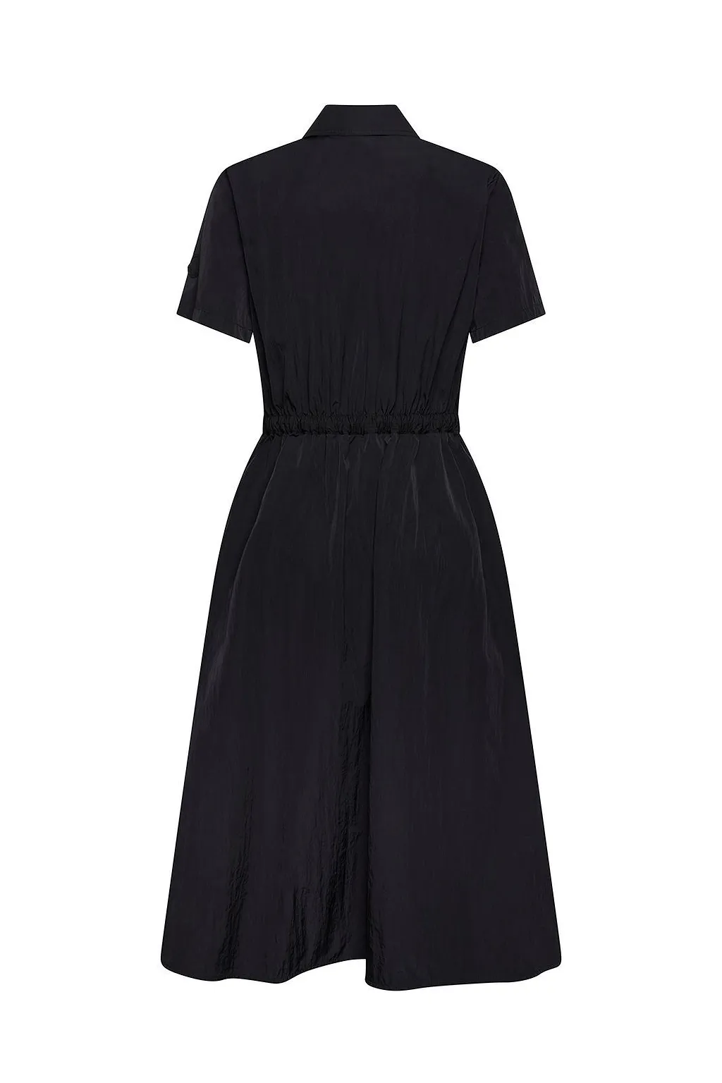 Moncler Zip-Waist Shirt Dress