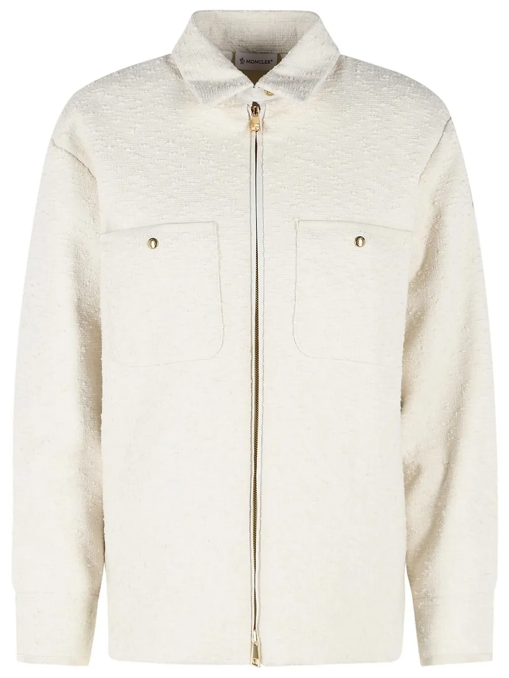 Moncler Zip-Up Padded Shirt Jacket