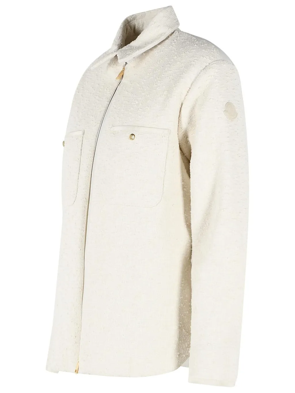 Moncler Zip-Up Padded Shirt Jacket