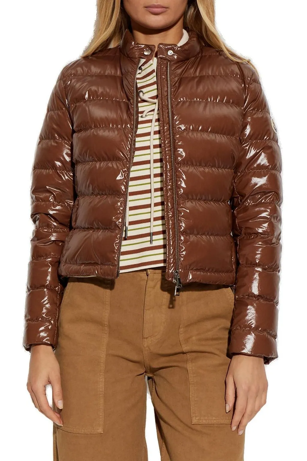 Papillon Zip-Up Short Padded Jacket