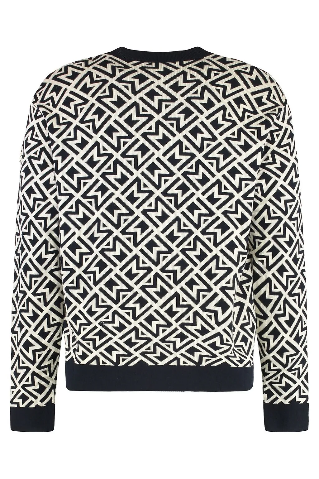 Moncler Logo Patch Long Sleeved Sweater