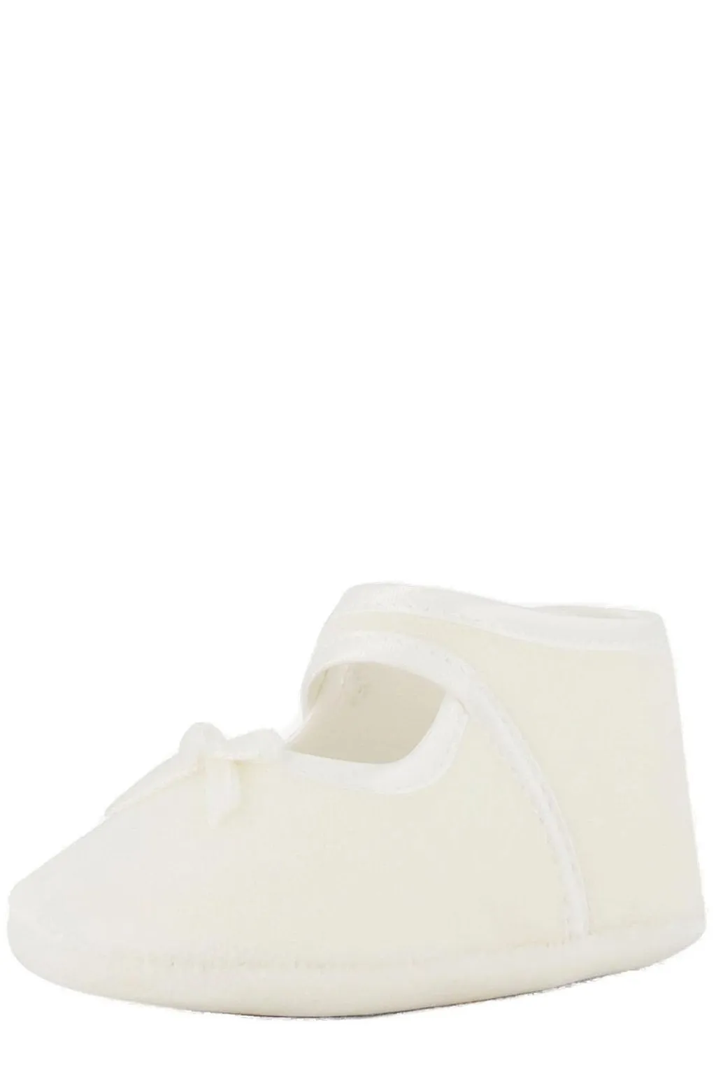 Monnalisa Bow Embellished Baby Shoes