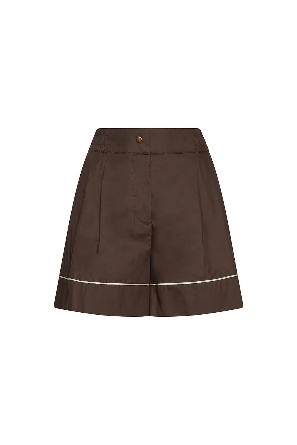 Moncler Piped Logo-Patch Shorts