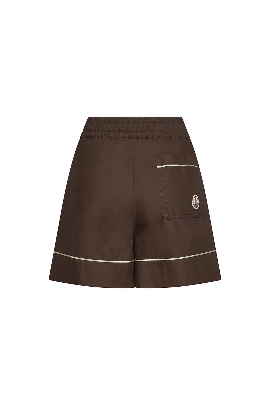 Moncler Piped Logo-Patch Shorts