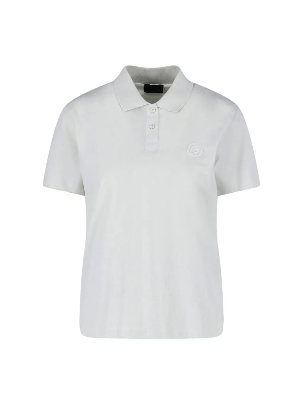 Moncler Logo Patch Pleated Back Polo Top