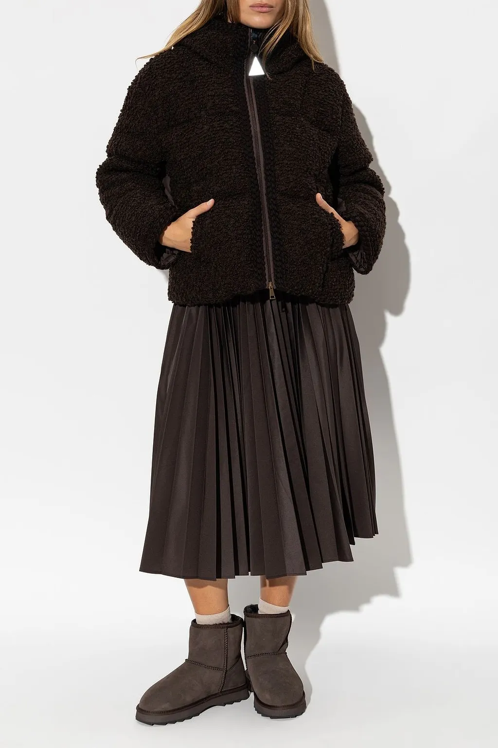 Moncler Pleated Midi Skirt