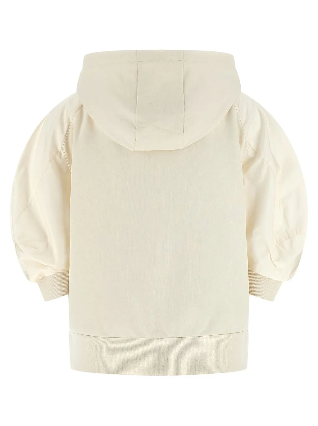 Moncler Puff-Sleeved Zip-Up Hoodie