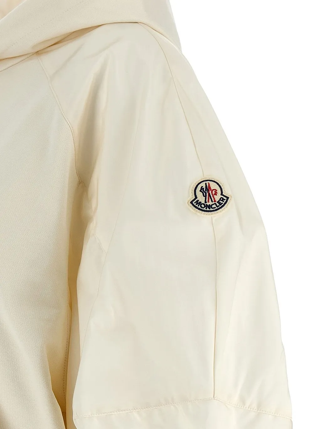 Moncler Puff-Sleeved Zip-Up Hoodie