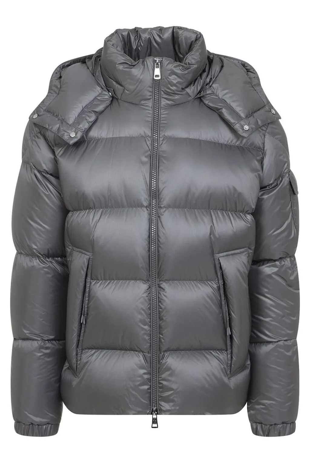 Moncler Logo Patch Hooded Puffer Jacket
