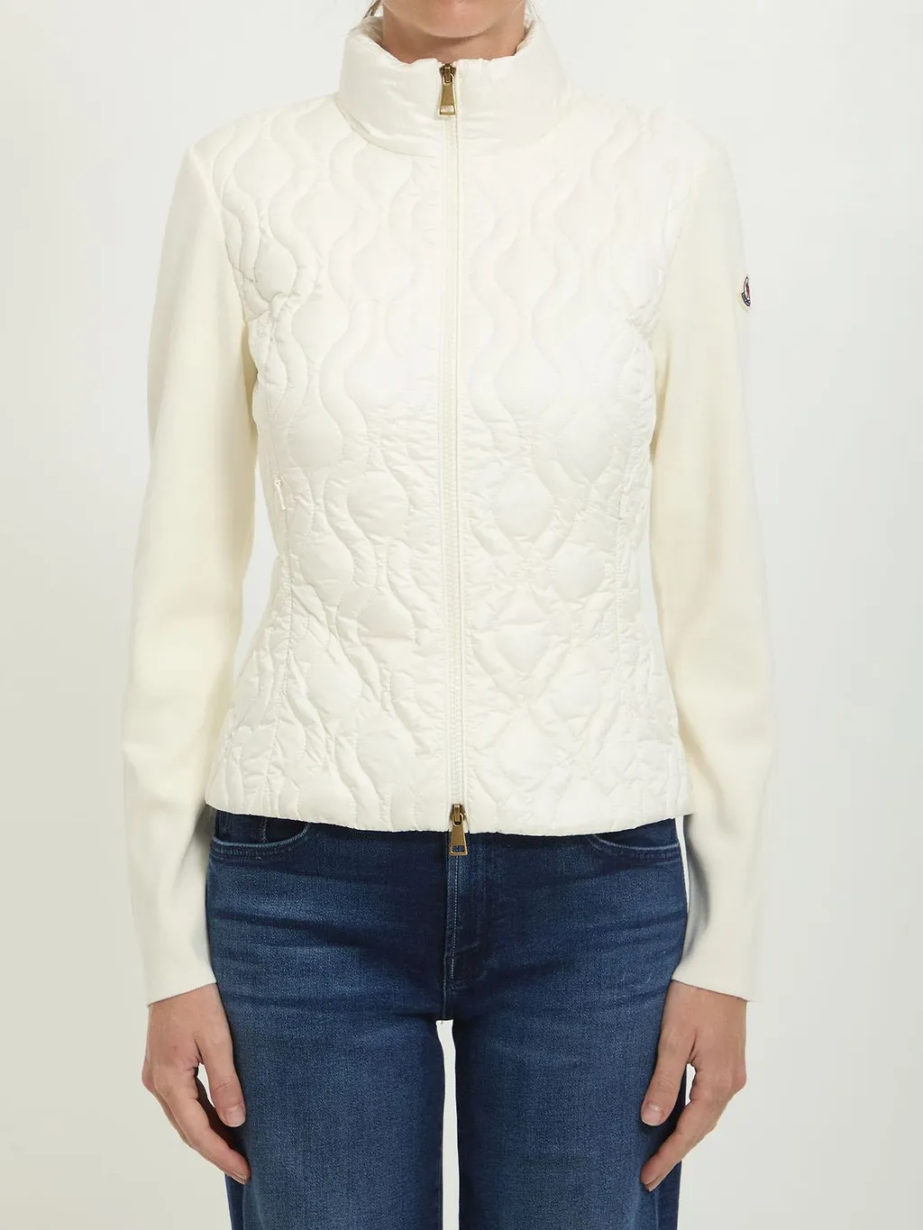 Moncler Quilted Padded Zip Cardigan