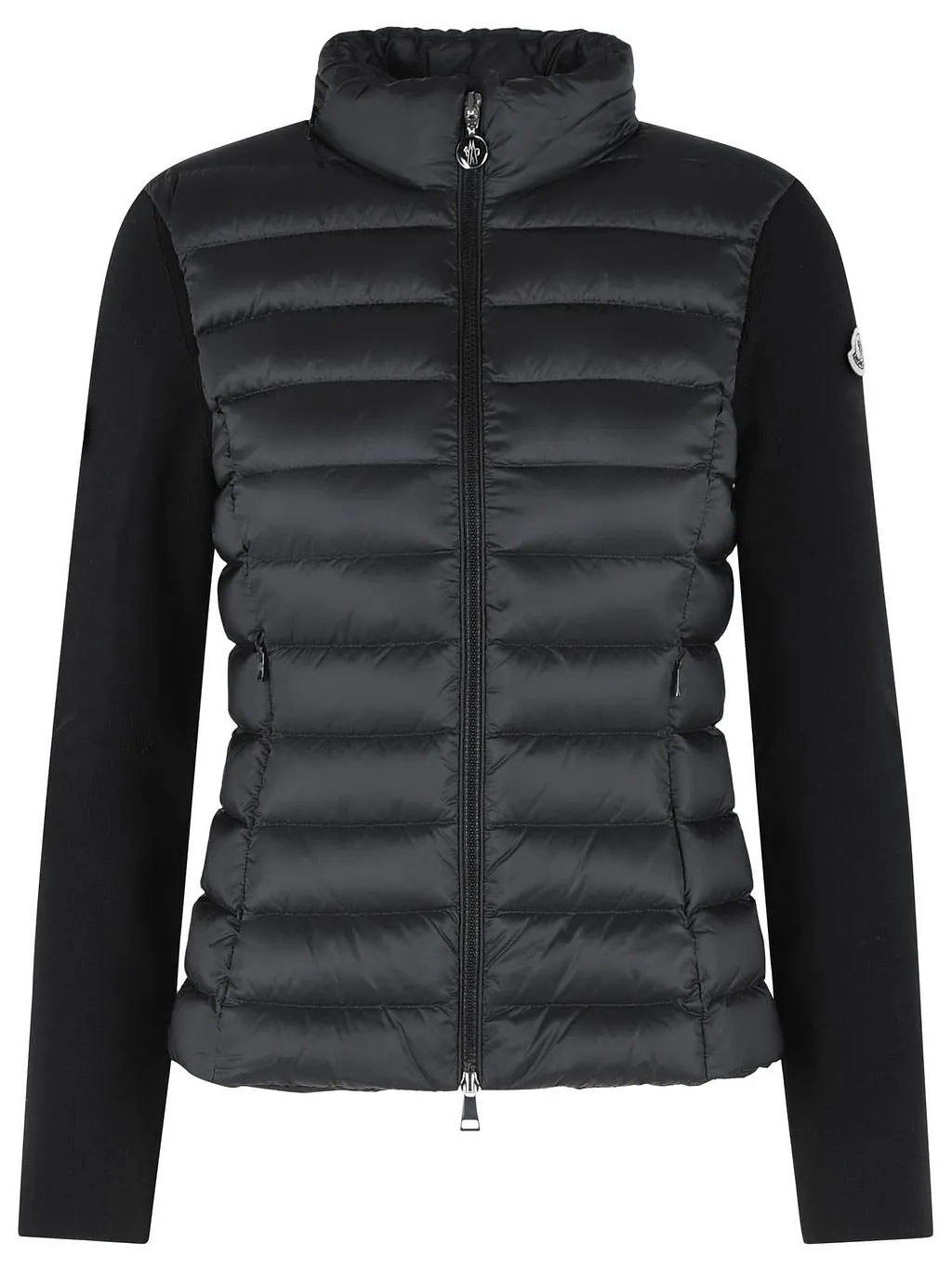Moncler Quilted Zip-Up Cardigan
