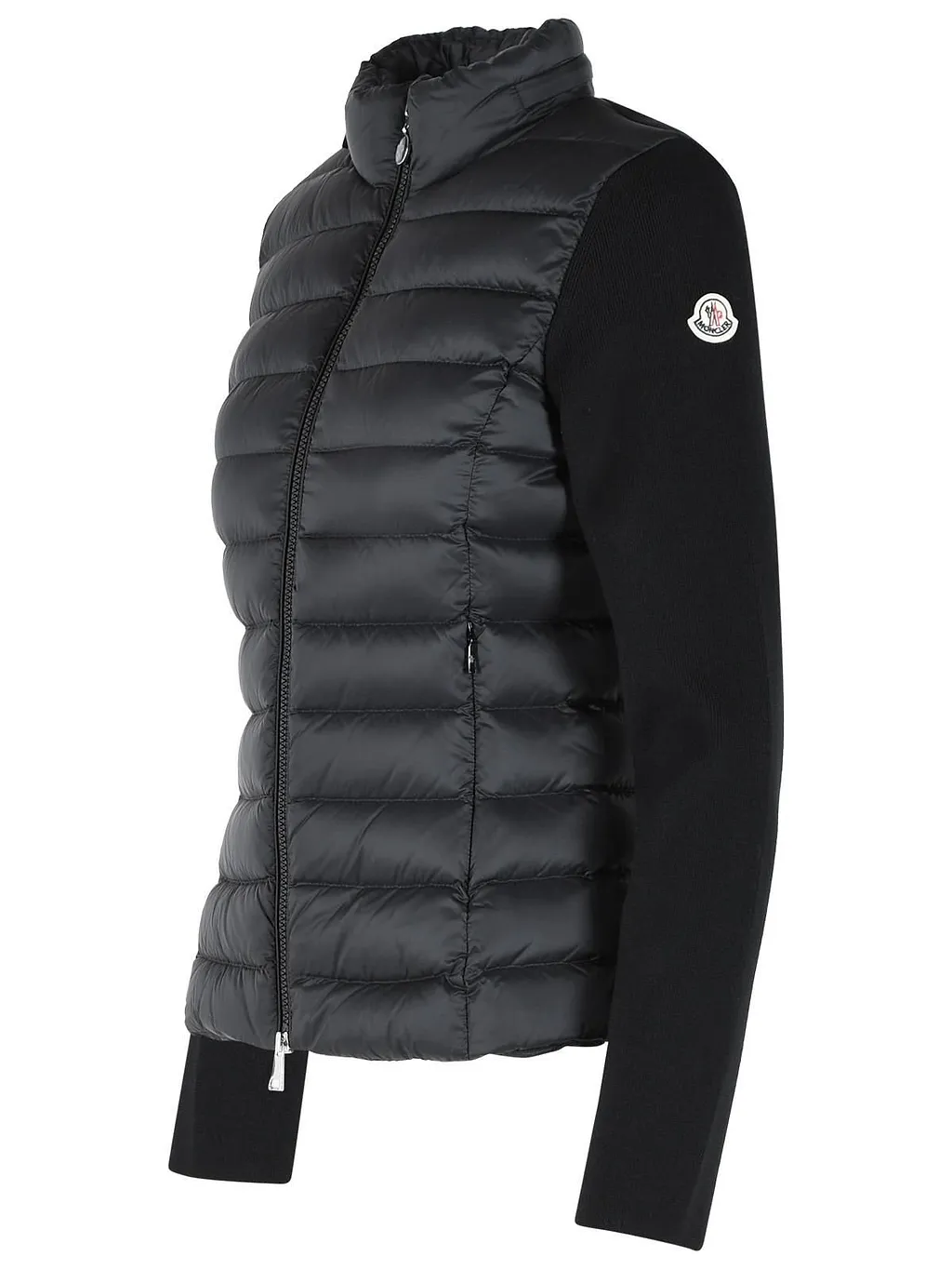 Moncler Quilted Zip-Up Cardigan