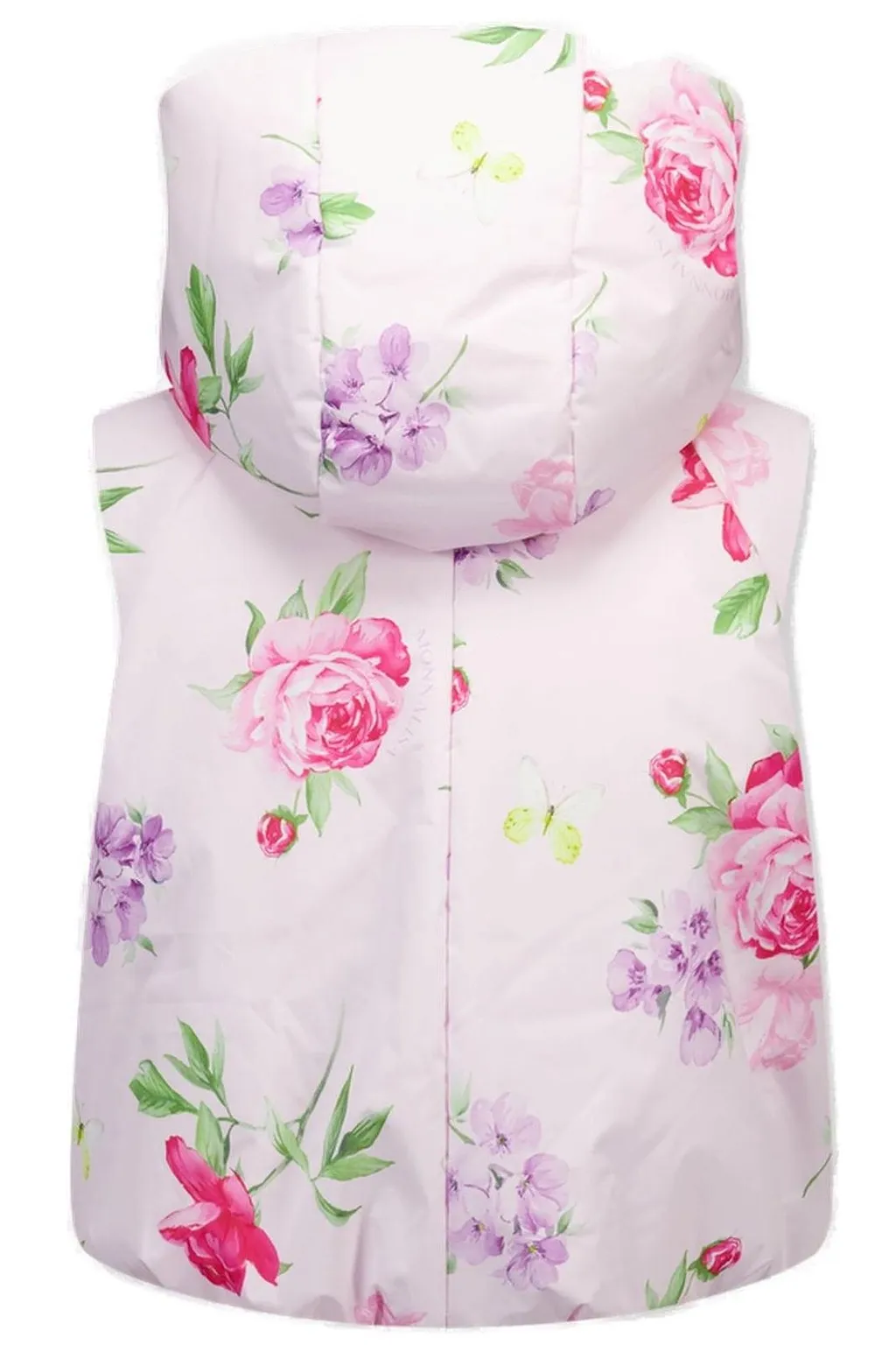 Floral Sleeveless Jacket