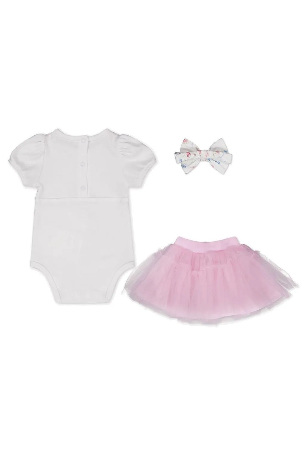Monnalisa Floral Tulle Set