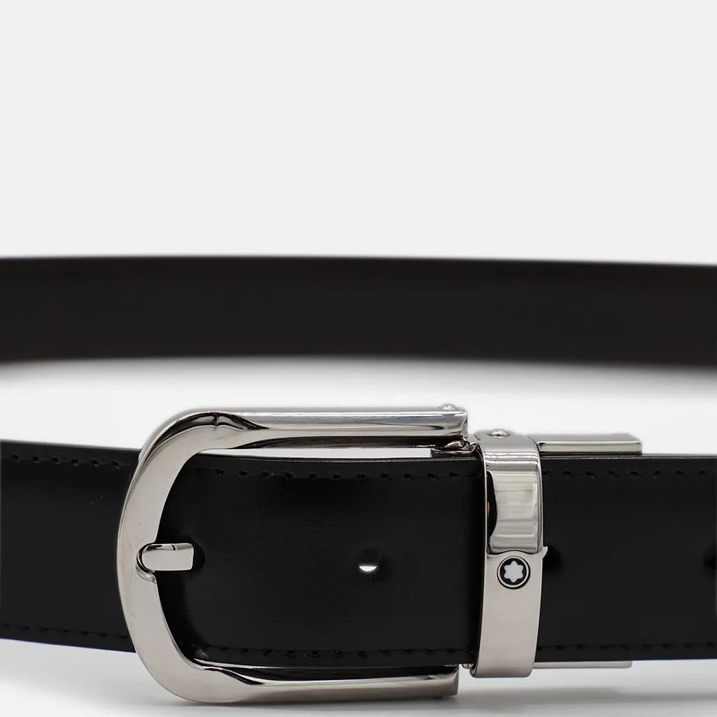 Montblanc Horseshoe Buckle Reversible Belt