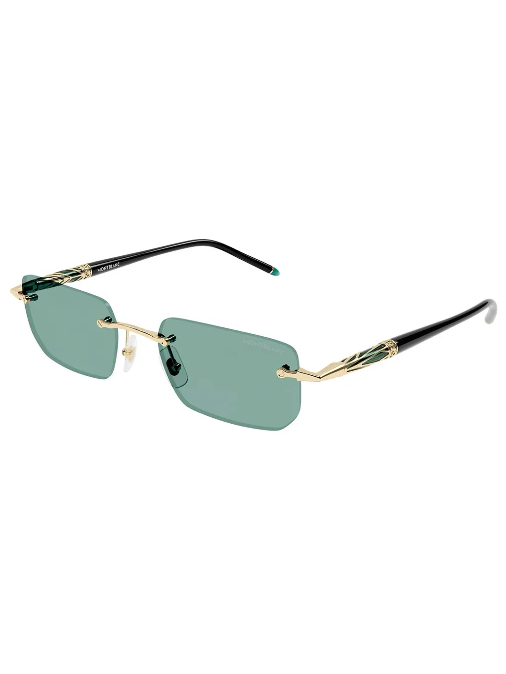 Montblanc Eyewear Rectangular Frame Sunglasses