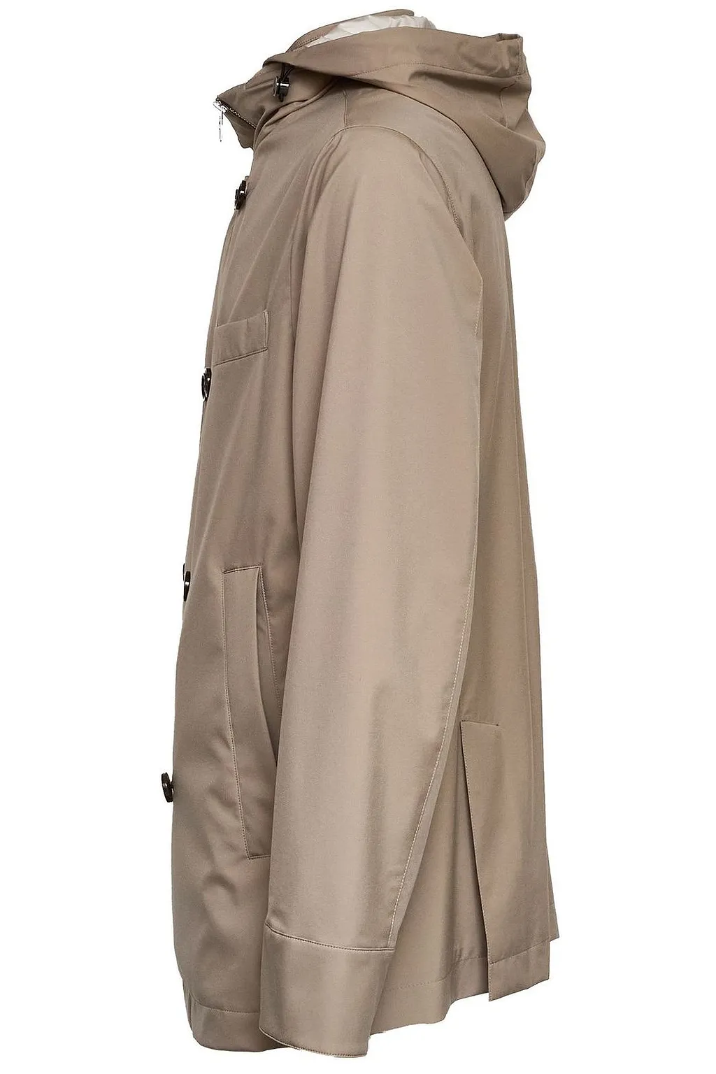 Montecore Double-Breasted Hooded Jacket