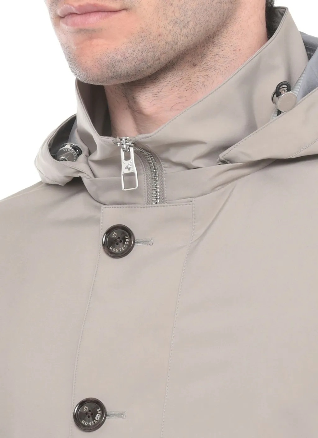 Montecore Hooded High-Neck Jacket
