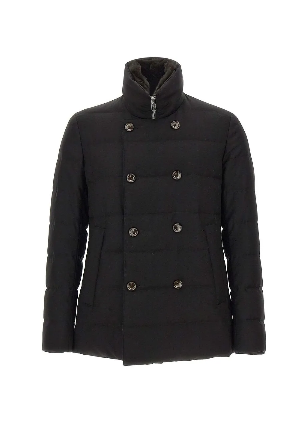 Montecore Quilted Double-Breasted Coat