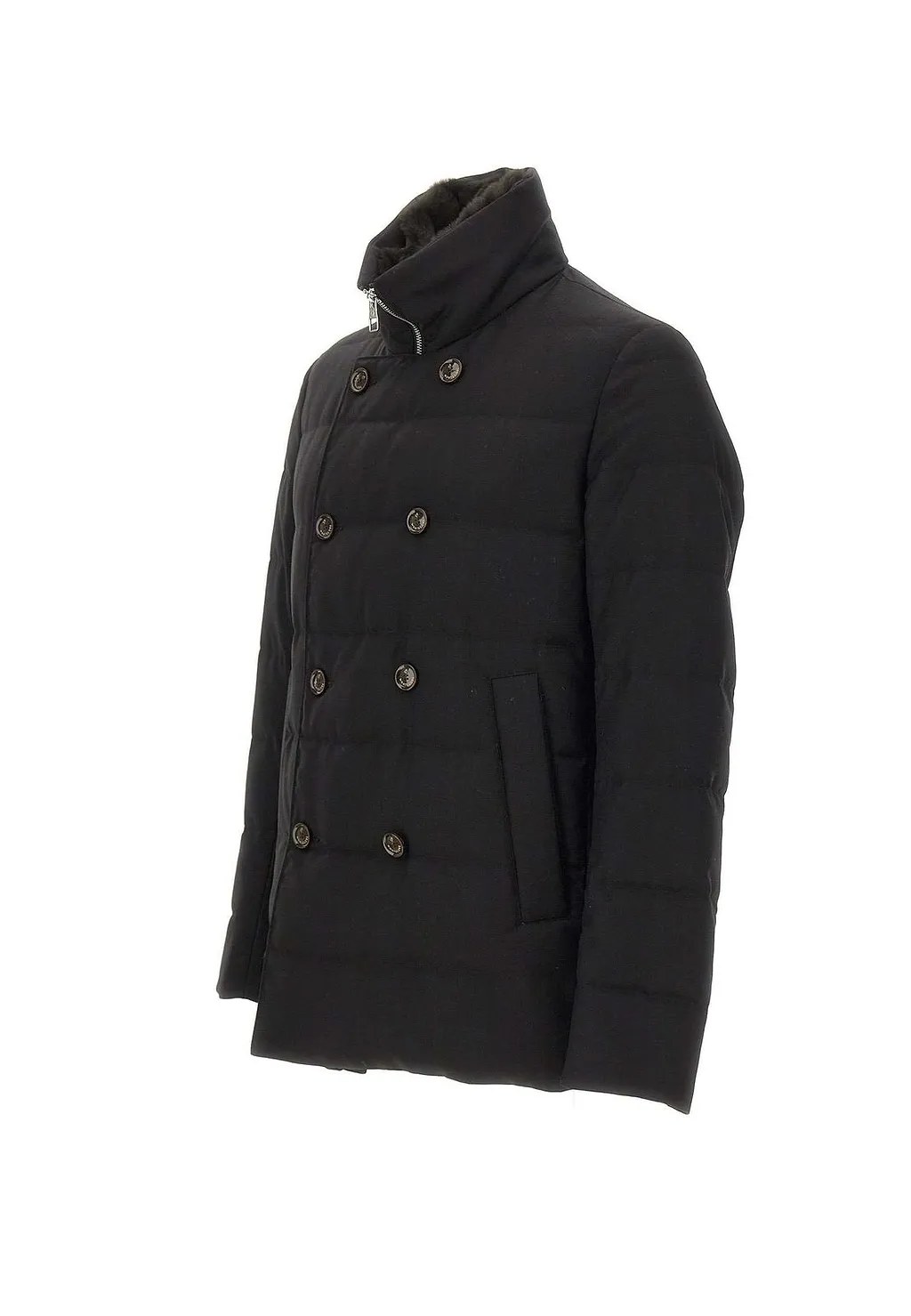 Montecore Quilted Double-Breasted Coat