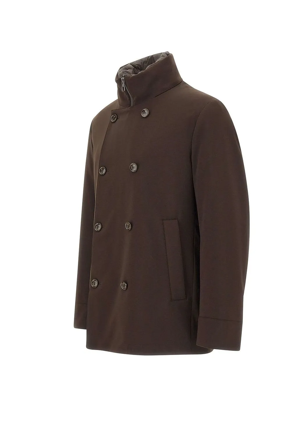 Montecore Quilted Bib Double-Breasted Coat