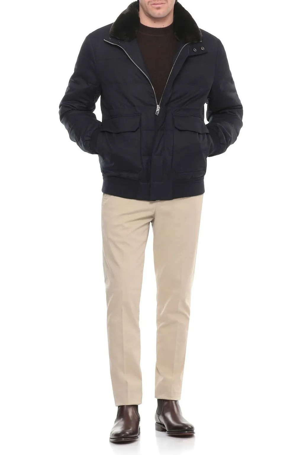 Montecore Quilted High-Neck Down Jacket