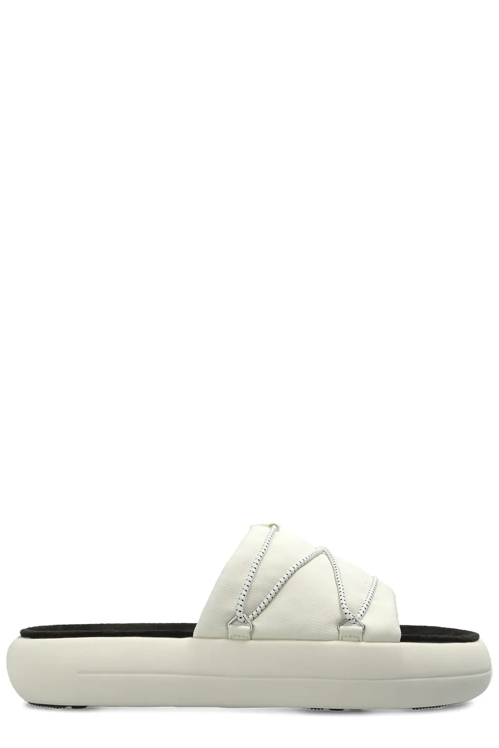 Moon Boot Icon Criss-Cross Strapped Slides